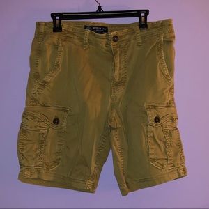 American Eagle Khaki Cargo Shorts